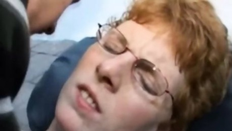 Ugly Dutch Redhead Teacher With Glasses Fucked By Student