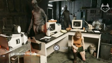 Resident Evil 4 Ashley Graham Regenerator Pregnancy Game Over