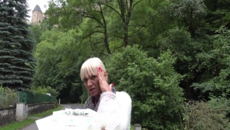 Czech Granny Outdoor Sex